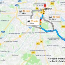 Как добраться из аэропорта Берлин Шенефельд (Schönefeld) в центр Берлина?